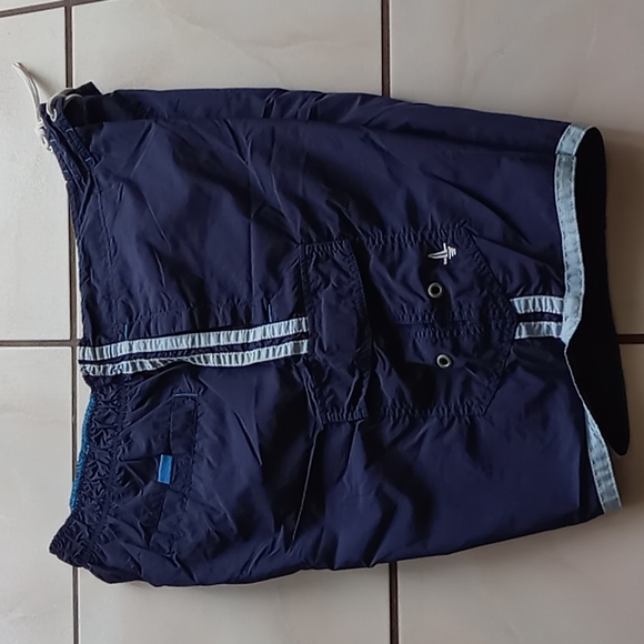 Boca Classics Men's Swim Trunks w Inside Lining n Side Pockets w Velcro Enclosur - Picture 7 of 10